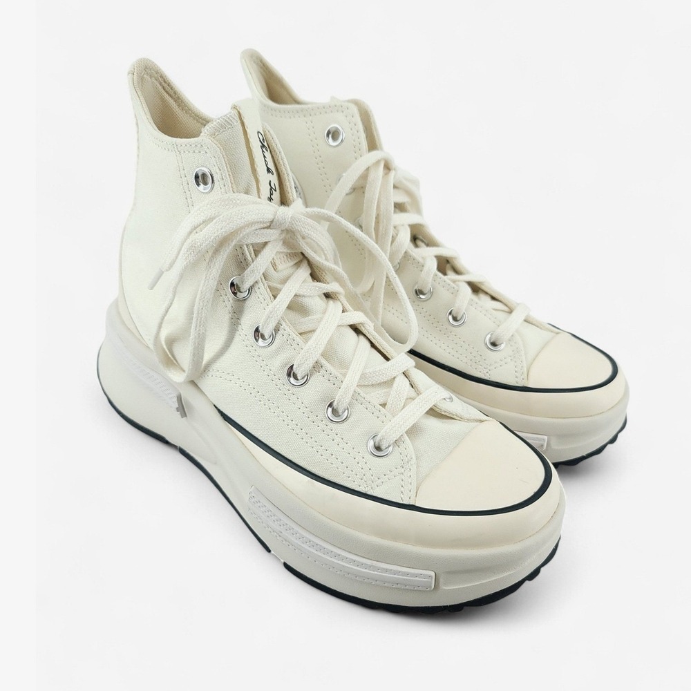 Converse Run Star Legacy CX Hi Platform Sneakers Egret Womens 9 Chunky
